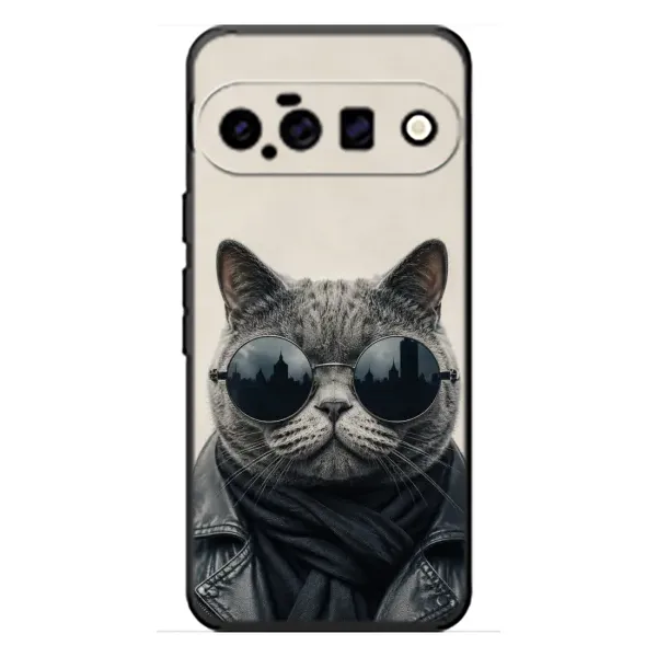Чохол з малюнком «Модний кіт» для Google Pixel 11 Чохол з малюнком «Модний кіт» для Google Pixel 11