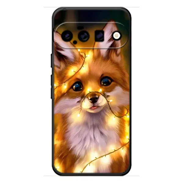 Чехол с рисунком «Новогодний лисенок» для Google Pixel 11 Чехол с рисунком «Новогодний лисенок» для Google Pixel 11