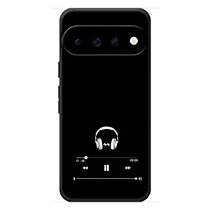 Чехол с картинками на черном фоне для Google Pixel 11 (Плеер)