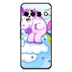 Чехол Unicorn на Google Pixel 11 (Радуга единорожка)