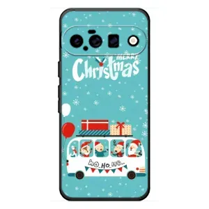 Силиконовый бампер на рождество для Google Pixel 11 (Рождественское настроение)