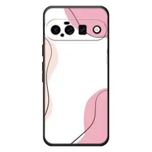 Чохол квітковий дизайн для Google Pixel 11 (Рожевий фон)