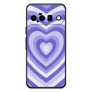 Чохли з тематикою "Маленькі Сердчеки" на Google Pixel 11 (Серце фіолет)