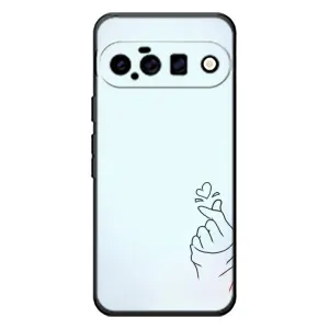 Чохол (Знак сердечка) для Google Pixel 11 (Сердечко на блакитному)