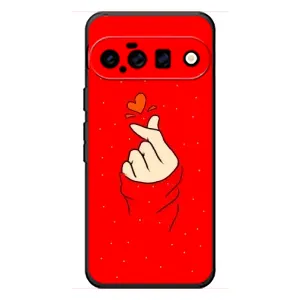 Чохол (Знак сердечка) для Google Pixel 11 (Сердечко на червоному)