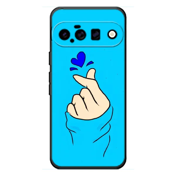 Чехол с рисунком «Сердце на синем» для Google Pixel 11