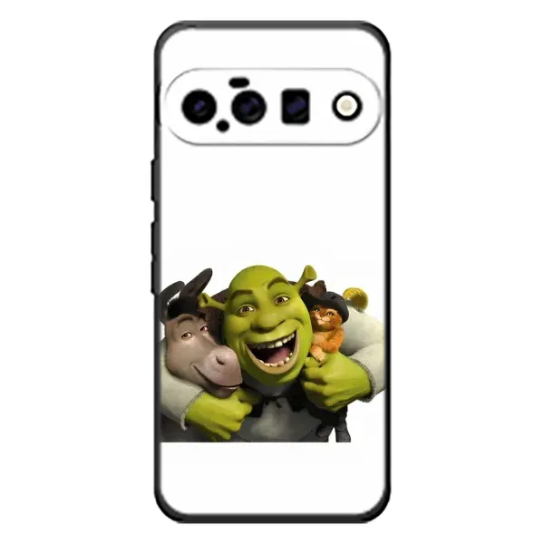 Чехол с рисунком «Шрек осел и кот» для Google Pixel 11 Чехол с рисунком «Шрек осел и кот» для Google Pixel 11