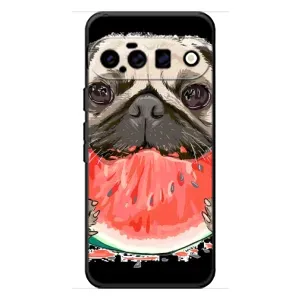 Чехол (ТПУ) Милые собачки для Google Pixel 11 (Смешной Мопс)