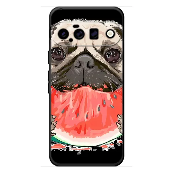 Чехол с рисунком «Смешной Мопс» для Google Pixel 11 Чехол с рисунком «Смешной Мопс» для Google Pixel 11