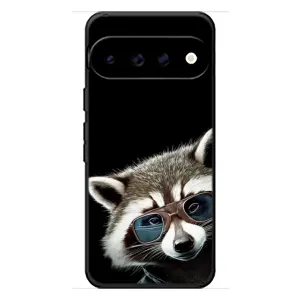 Силиконовый Чехол с Енотами на Google Pixel 11 (Стильный Енот)