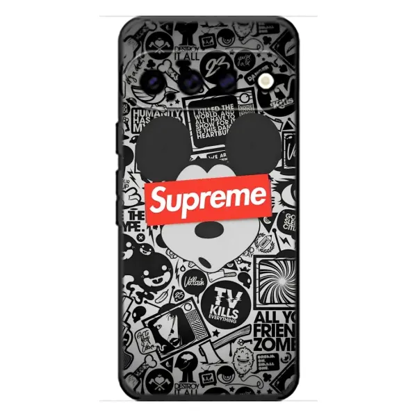 Чохол з малюнком «Supreme Маус» для Google Pixel 11 Чохол з малюнком «Supreme Маус» для Google Pixel 11