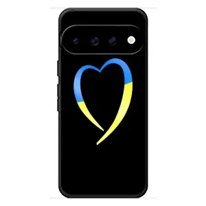 Силиконовый Чехол на Google Pixel 11 (Я-Украина) (Украинское сердце)