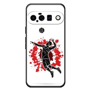 Чохли з прінтом Спортивна тематика для Google Pixel 11 (Волейболіст)