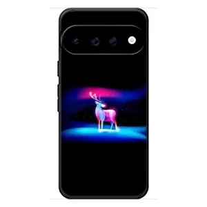 Силиконовый бампер с картинкой животных для Google Pixel 11 (Яркий олень)