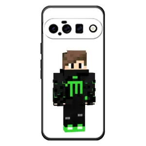 Чохли для Google Pixel 11 (Персонажі МайнКрафт) (Зелений хлопчик)