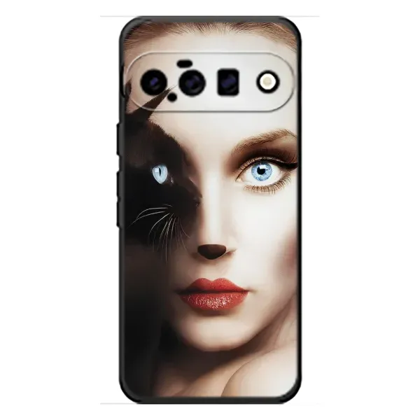 Чехол с рисунком «Женщина кошка» для Google Pixel 11 Чехол с рисунком «Женщина кошка» для Google Pixel 11