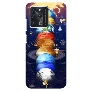 Чехол (ТПУ) с планетами на Google Pixel 2 XL (Арт планети)