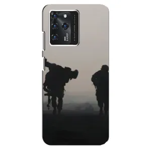Чехлы на военную тематику для Google Pixel 2 XL (Бой солдат)