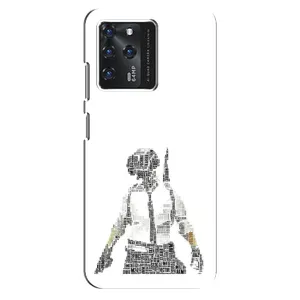 Силиконовый чехол с картинкой "Герой Pubg" на Google Pixel 2 XL (Из букв)