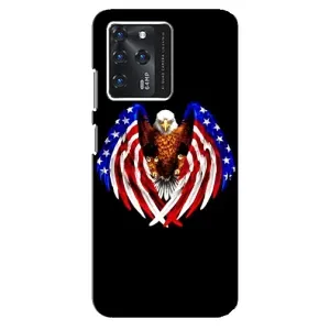Чехол Флаг USA для Google Pixel 2 XL (Крылья США)