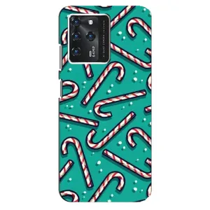 Силиконовый бампер на рождество для Google Pixel 2 XL (Леденцы)