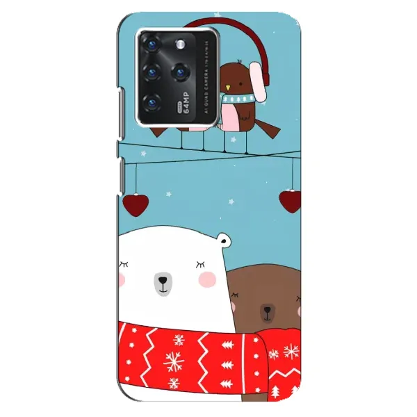 Чехол с рисунком «Новогодний медвеженок» для Google Pixel 2 XL Чехол с рисунком «Новогодний медвеженок» для Google Pixel 2 XL