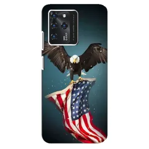Чехол Флаг USA для Google Pixel 2 XL (Орел и флаг)
