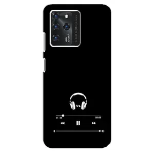 Чехол с картинками на черном фоне для Google Pixel 2 XL (Плеер)