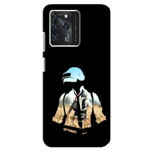 Силиконовый чехол с картинкой "Герой Pubg" на Google Pixel 2 XL (Пубг мен)