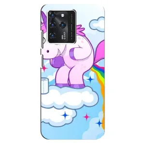 Чехол Unicorn на Google Pixel 2 XL (Радуга единорожка)