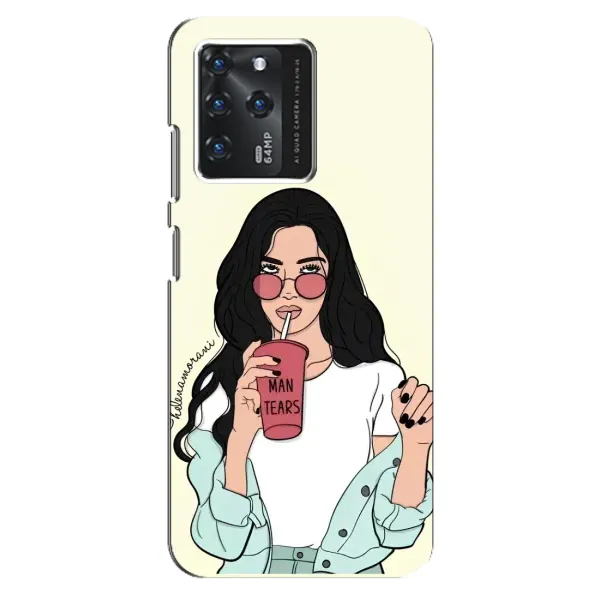Чехол с рисунком «С напитком» для Google Pixel 2 XL