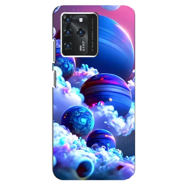 Чехол с рисунком «Синие планеты» для Google Pixel 2 XL