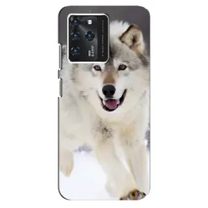 Чехол с Волком на Google Pixel 2 XL (Волк на снегу)