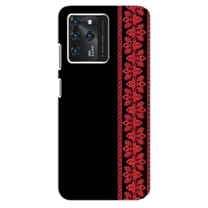 Силиконовый Чехол на Google Pixel 2 XL с картинкой Вышиванки (Вышиванка на черном)