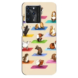 Чехол с Прикольным принтом на Google Pixel 2 XL (Ёга свинок)