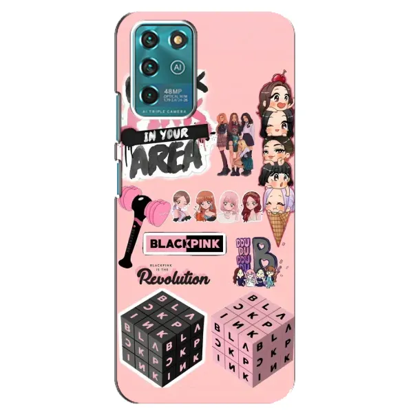 Чехол с рисунком «BLACK PINK коллаж» для Google Pixel 2