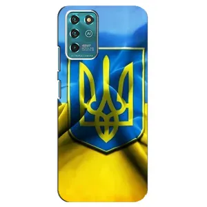 Чехол с картинкой (Патриотический ГЕРБ) на Google Pixel 2 (Герб и Флаг Украины)