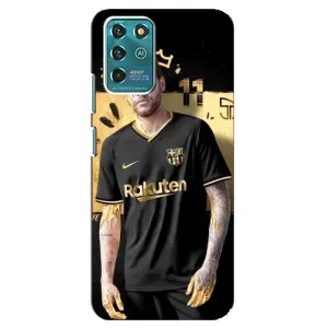 Силиконовый Чехол Google Pixel 2 (Gold Neymar)