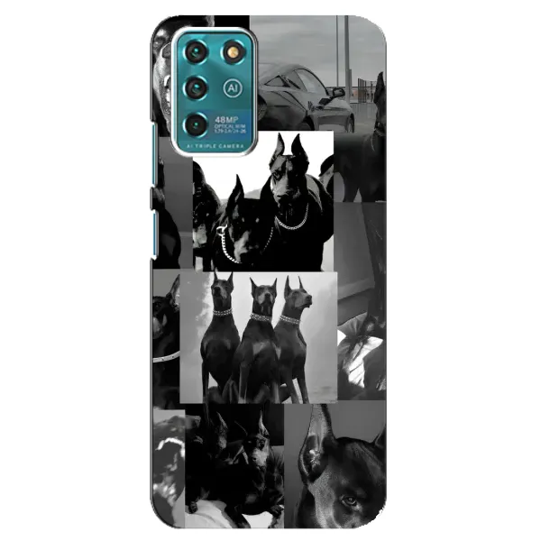 Чехол с рисунком «Коллаж Доберман» для Google Pixel 2 Чехол с рисунком «Коллаж Доберман» для Google Pixel 2