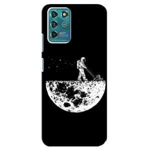 Силиконовый Чехол с принтом "Космонавты" на Google Pixel 2 (Космонавт)