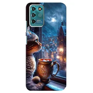 Чехлы на Новый Год Google Pixel 2 (Кот новогодний)