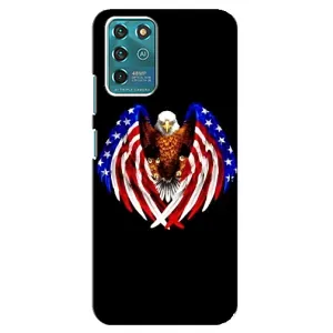 Чехол Флаг USA для Google Pixel 2 (Крылья США)