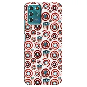 Чехол с Щитом Капитана Америки на Google Pixel 2 (Марвел щиты)