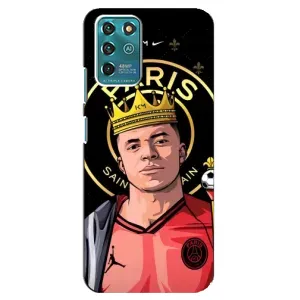 Чехол (TPU) с Футболистом на Google Pixel 2 (Mbappe King)