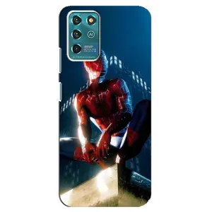 Чехол Супергерой Человека Паука на Google Pixel 2 (Паук на доме)