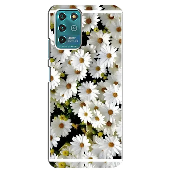 Чехол с рисунком «Рамка в ромашках» для Google Pixel 2