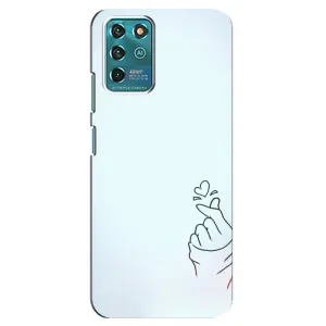 Чехлы (Знак сердечка) на Google Pixel 2 (Сердце на голубом)