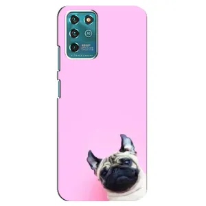 Бампер для Google Pixel 2 с картинкой "Песики" (Собака на розовом)