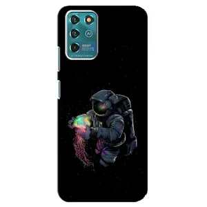 Силиконовый Чехол с принтом "Космонавты" на Google Pixel 2 (В руках земля)