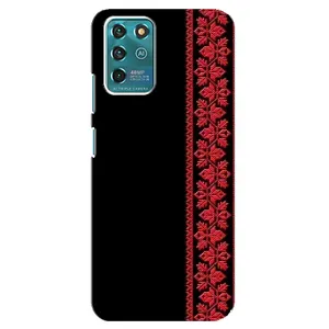 Силиконовый Чехол на Google Pixel 2 с картинкой Вышиванки (Вышиванка на черном)